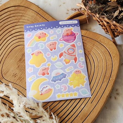 Kirby Galaxy - Sticker Sheet