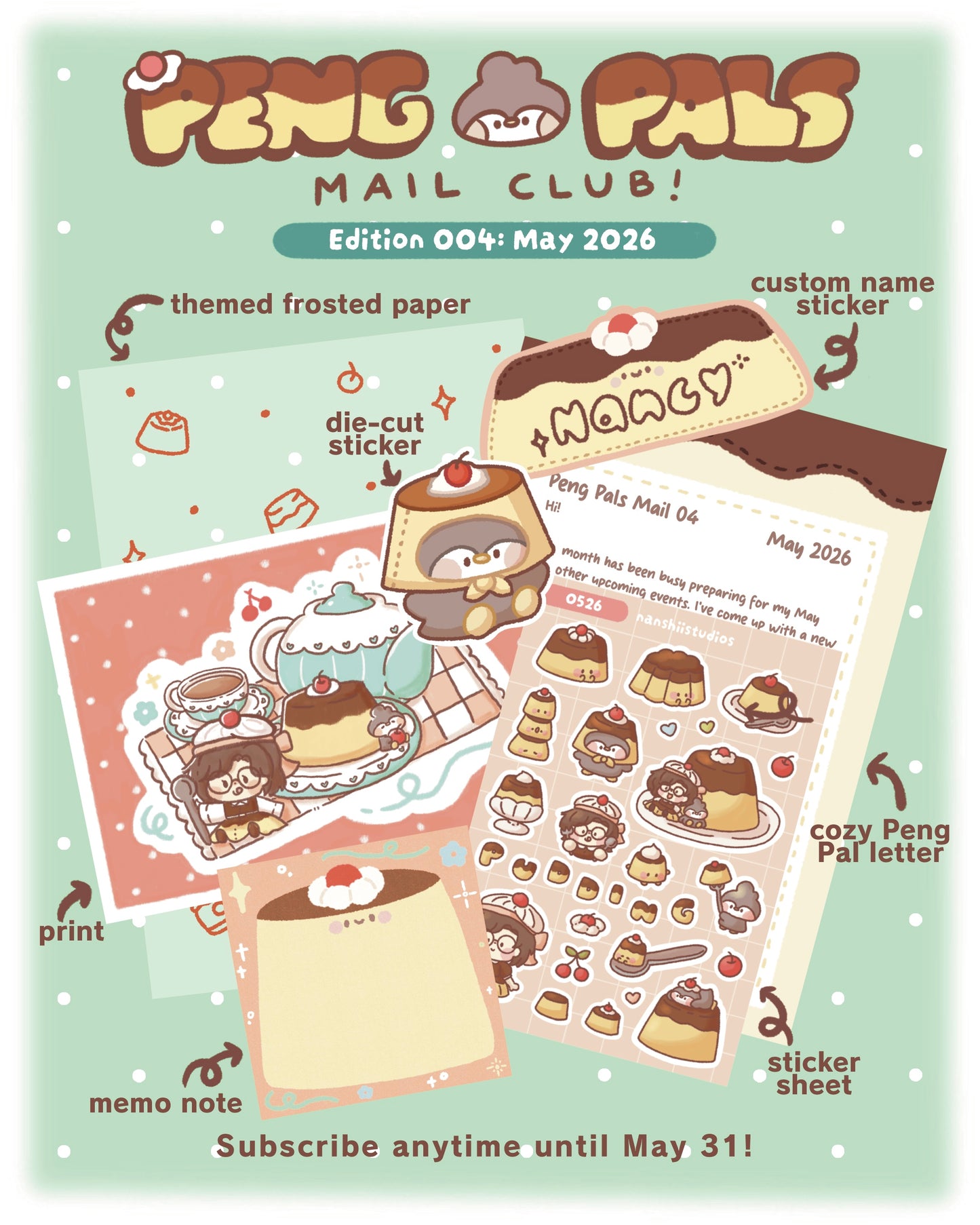 Past Peng Pal Mail Club: May 2026