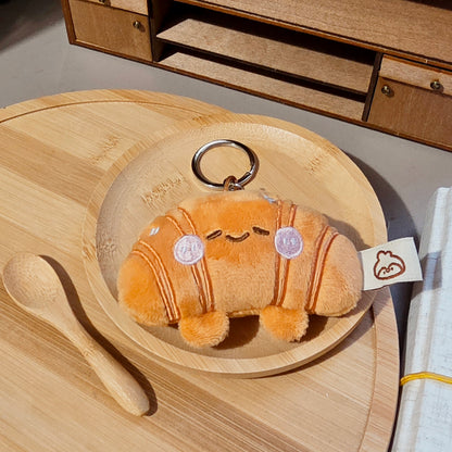Croissant - Plush Keyring