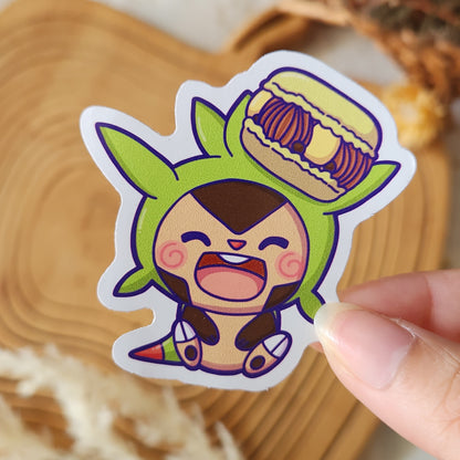 Chespin (Heads Up! Series) - Sticker