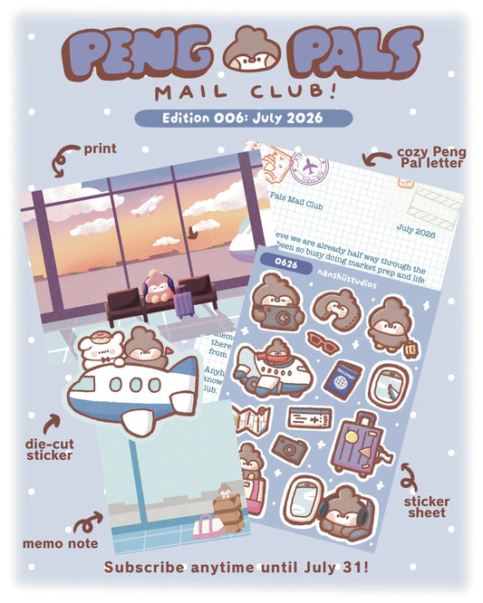 Peng Pals Mail Club - a monthly mail club
